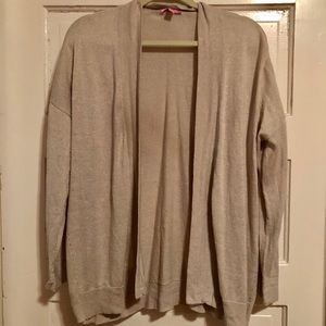 Lilly Pulitzer linen gold cardigan sz medium